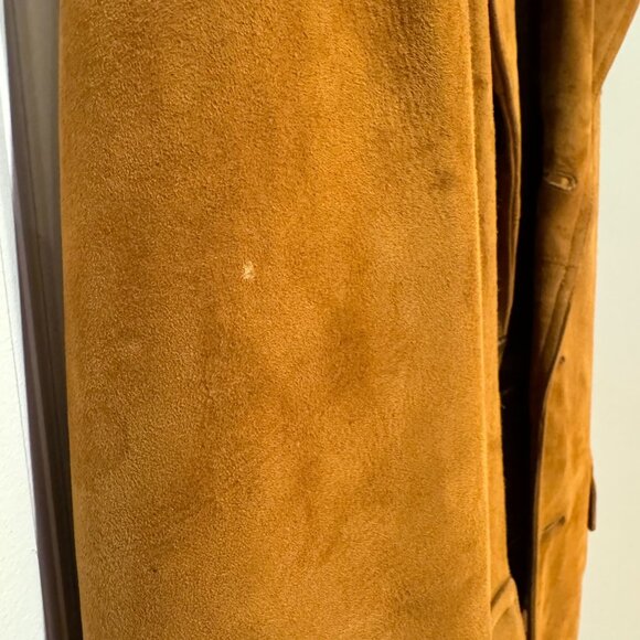 Vintage Bert Paley Tan Suede Men's Jacket - Size 38 - Picture 11 of 12